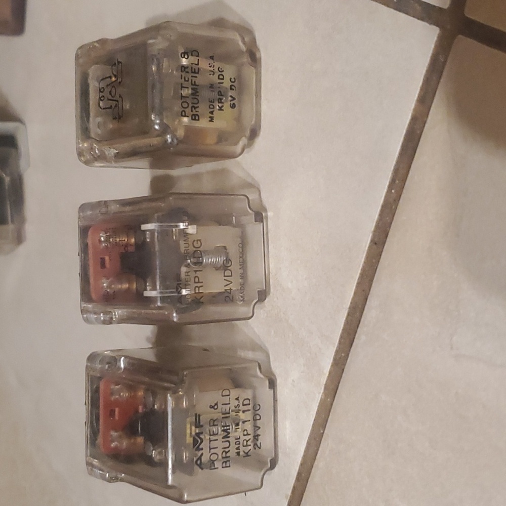 AMF Potter & Brumfield 8 Point Electrical Relay Lot of 3